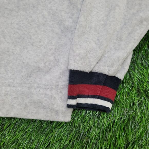 NIKE Fleece Track Jacket Women Medium 20x19 Ringer Crop Baggy - Picture 16 of 16